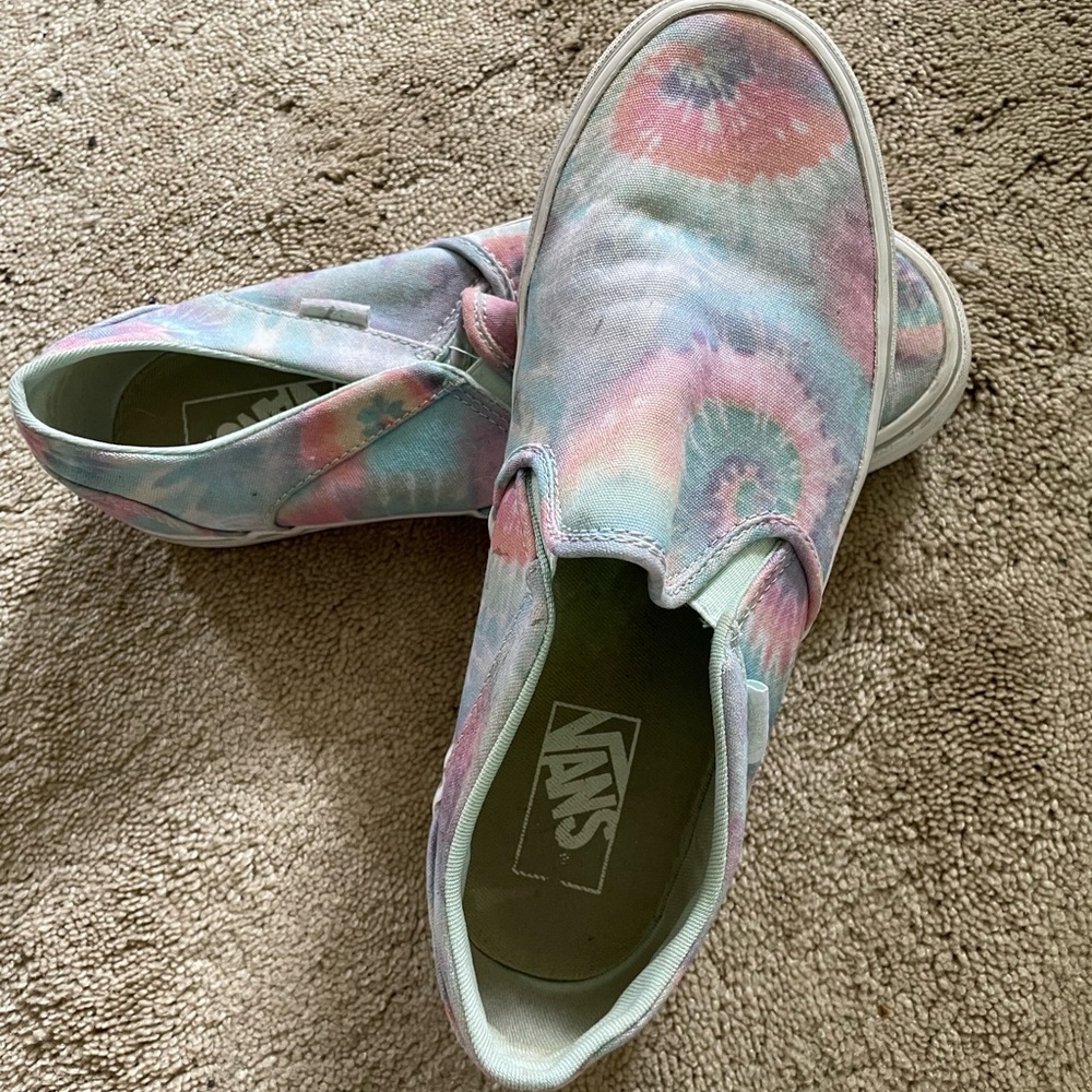 Tie dye vans